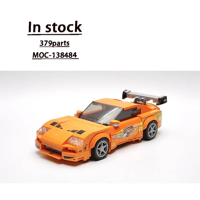 

MOC-138484 New Classic Iconic City Sports Car Racing Building Block Model, 379 Parts, Boys' Children's Birthday Toy Gift