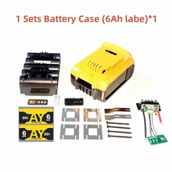 18650 Battery Case Parts for DeWalt 18V 20V Max Cordless Tool for 20V MAX 5.0Ah 6.0Ah Li-Ion Battery DCB200 DCB203 DCB205