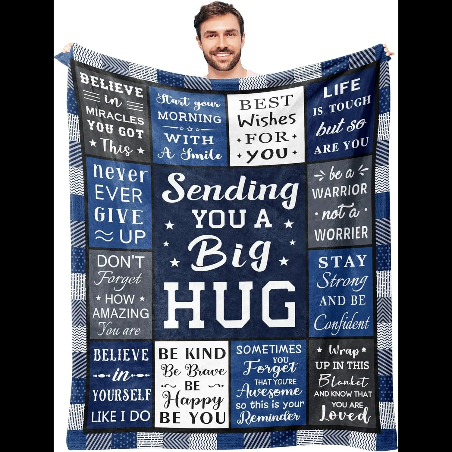 

Одеяло для восстановления Basiole для мужчин x идеальный подарок для хирургии, поощрение, сочувствие, день рождения, день отца, восстановление