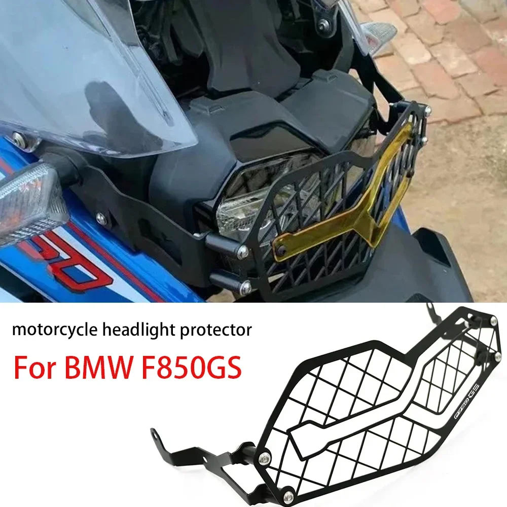 For BMW F850GS F850 F750 GS F750GS F 750 GS 2018 - 2022 Motorcycle Headlight Guard Grille Grill Cover Protector CNC Aluminum PVC