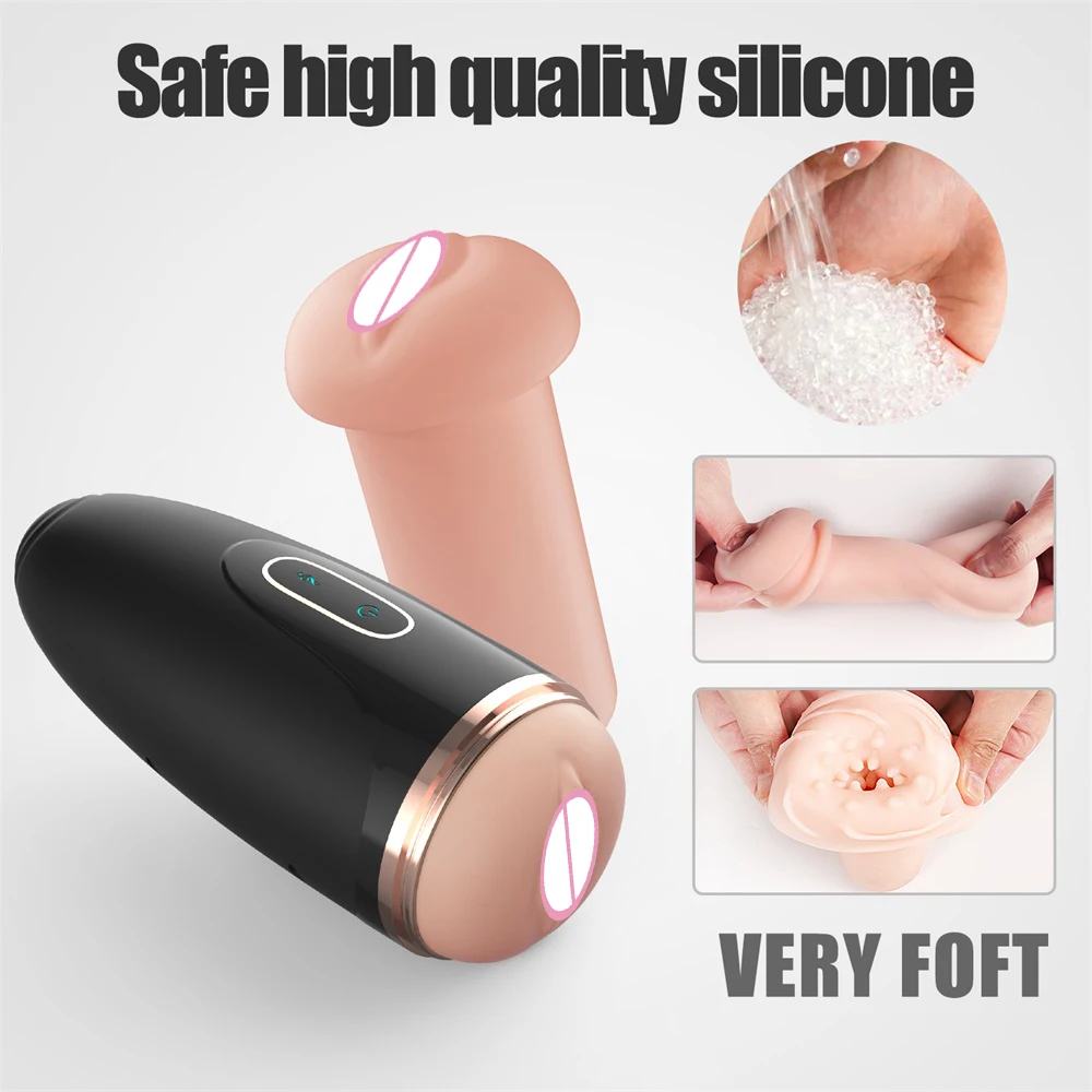 Bluetooth Male Masturbator Cup Adult Sex Toy For Men Oral Blowjob Pussy Sex Machines APP Remote Control Sucking Masturbation Cup