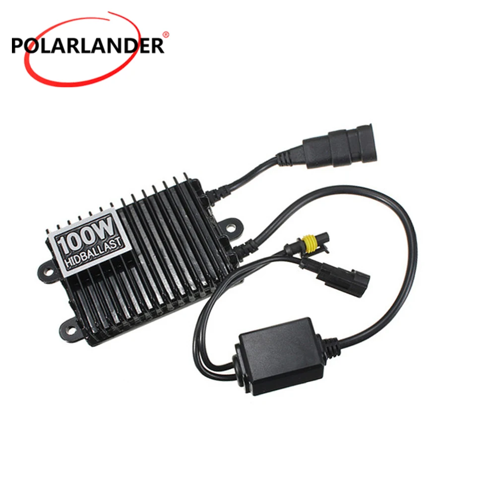 

2Pcs 100W AC Xenon Ballast Slim Design For 12V Car HID Headlight Conversion Kit Quick Start 1.1S