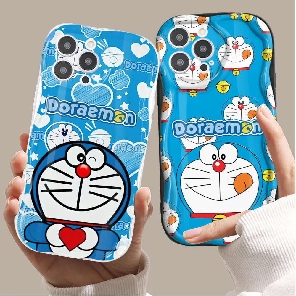 Cartoon D-Doraemon Phone Case for Samsung Galaxy A24 A73 A22 A11 A33 A23 A15 A35 A32 A53 A13 A54 A25 A14 A52 A12 A34 Soft Cover