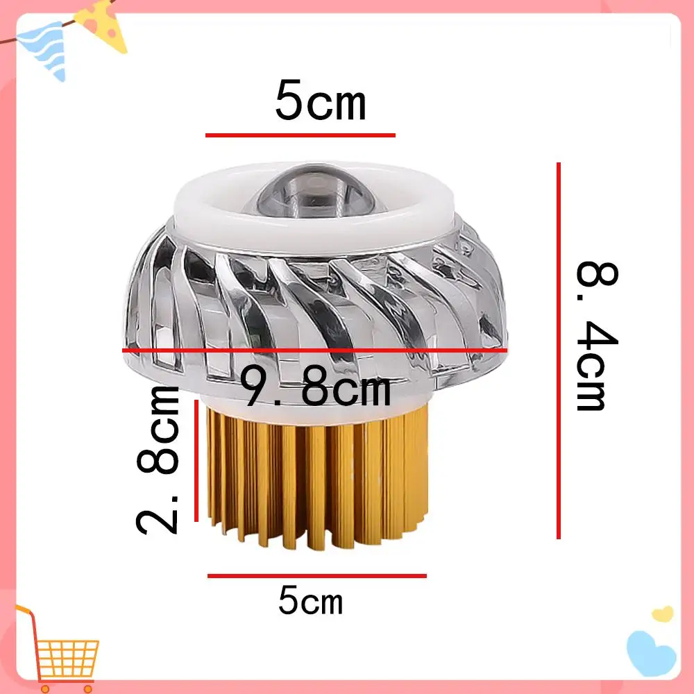 

12V Motorcycle Head Light Lamp Projector Lens Light With Led Angel Devil Eyes Headlight 30W 1200Lm 200000H Double Aperture Light