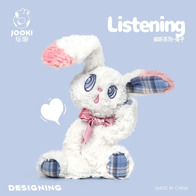 Jouet en peluche lapin de noël mignon, poupées d'animaux en peluche douces pour petite amie, cadeau d'anniversaire, décoration de la maison, jouet pour enfants, oreiller lapin