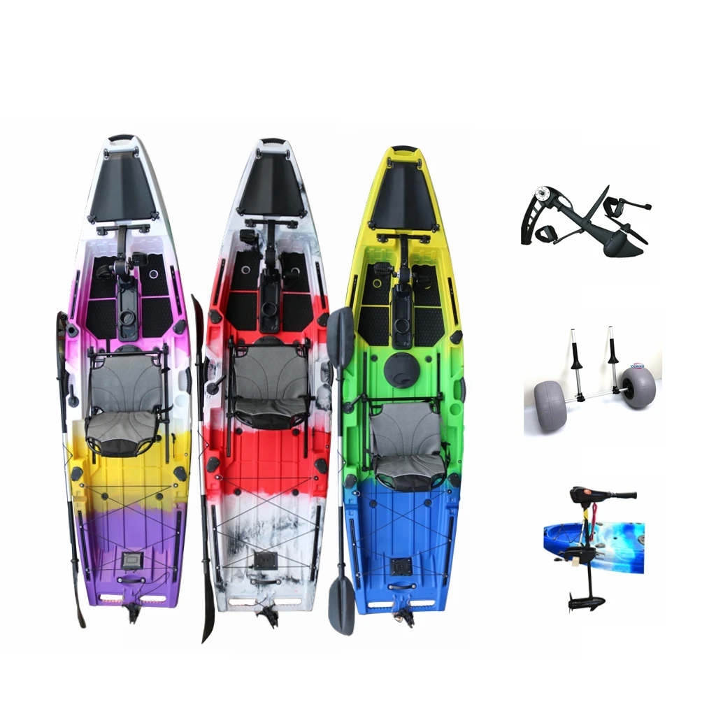 Vicking Kayak da pesca non gonfiabili all'ingrosso Pedale da pesca Kayak a sedile singolo per sport acquatici