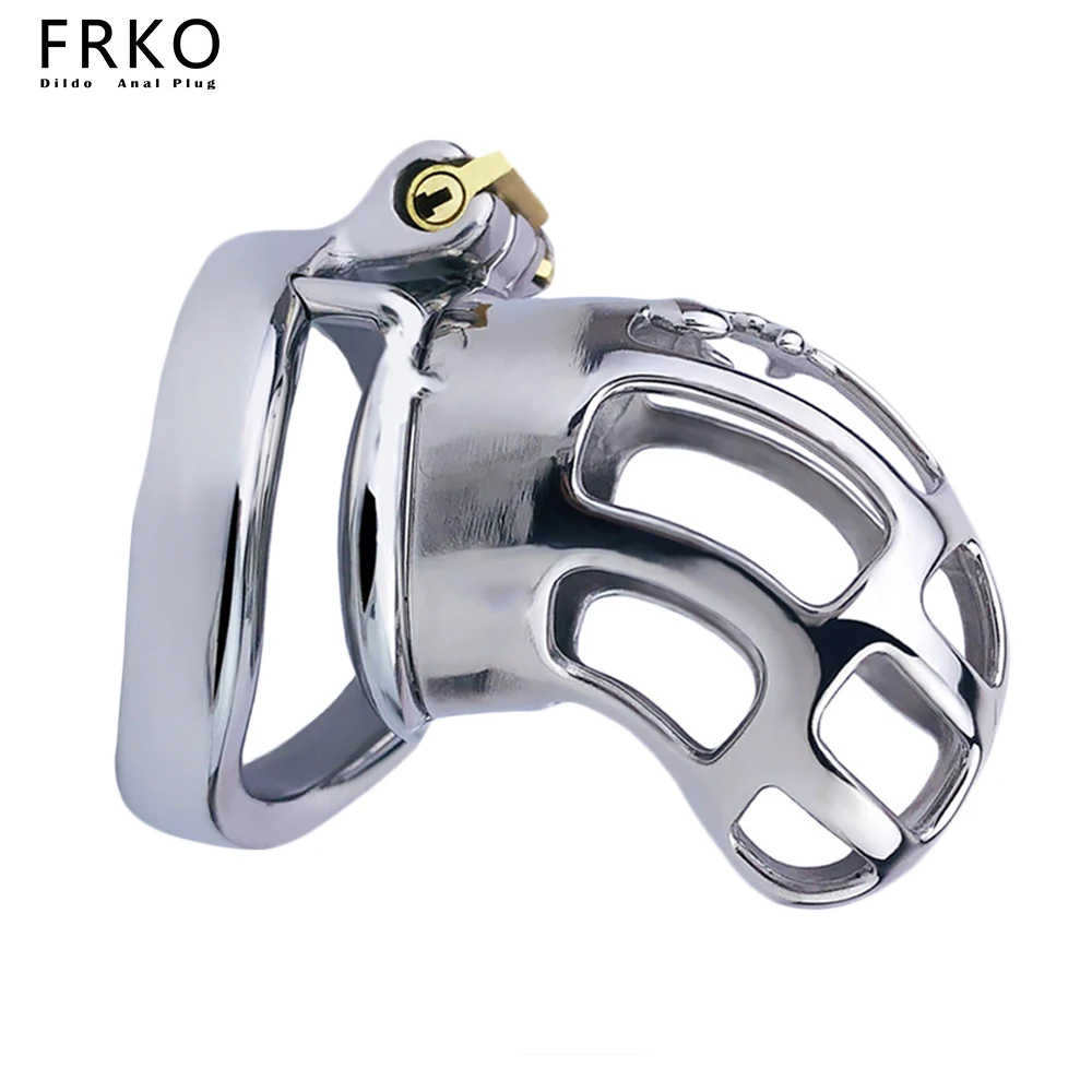 FRKO Male Chastity Cage Device Cock Cage Sex Toys for Men 정조대 Penis Restraints Lock Bandage Sadism Ventilate Drop Shipping 18+