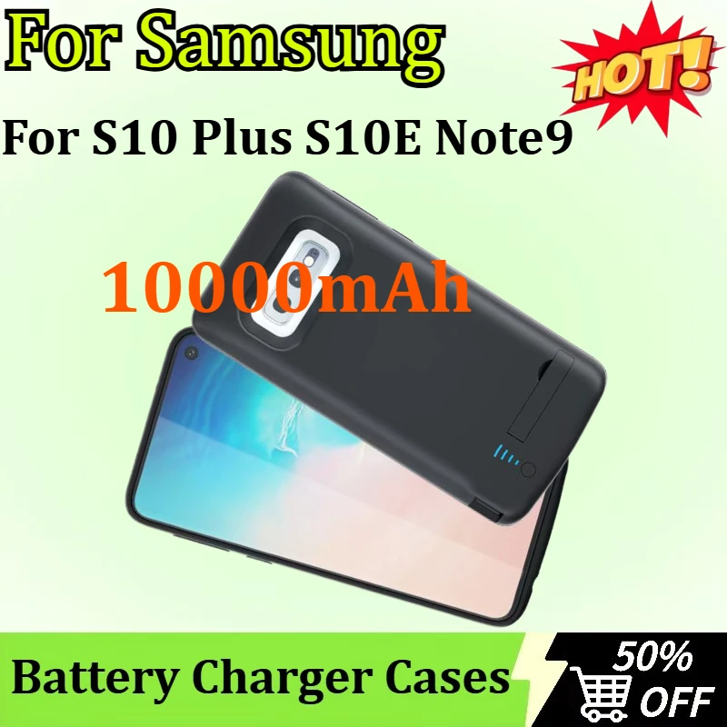 

10000mAh External Battery Charger Case for Samsung Galaxy S10 Plus S10E Note9 High Speed Charging Portable Battery