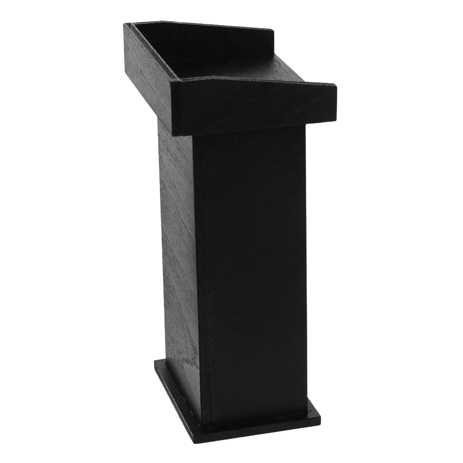

1:12 Scale Tiny Wooden Podium for Dollhouse Realistic Mini Furniture Handpolished Finish Sturdy Build Educational Scene Creation