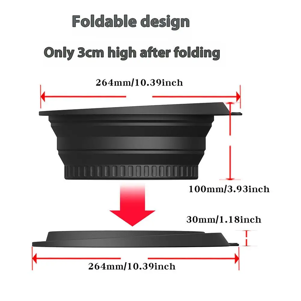 Foldable Face Ice Bath Bowl For Facials Plunge Dipping Face Folding Ice Facials Washbasin Facials Skin Care Tool For Home Travel