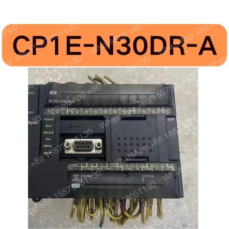 The second-hand CP1E-N30DR-A PlC controller tested OK and its function is intact