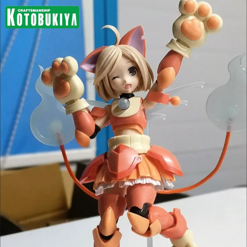 In Stock Original Kotobukiya Kp464 Lbcs Jibanyan Soukou Musume Tsugumi Kozakura Pvc Assembly Model Kit Toy Figure