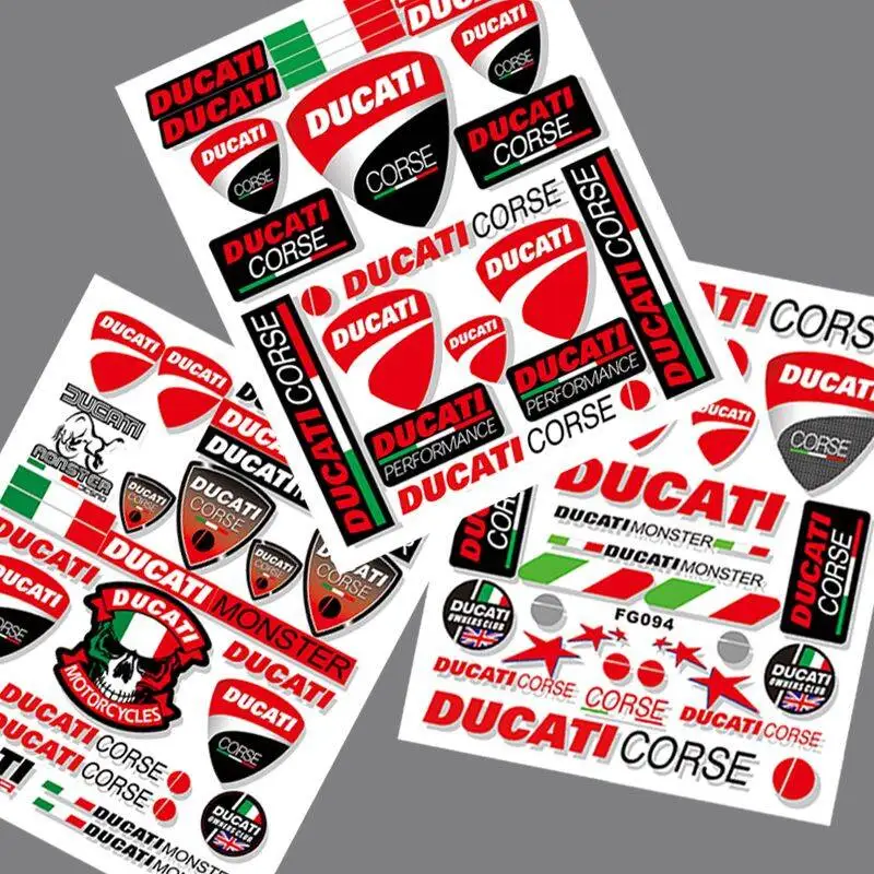 ل دوكاتي شعار ملصقات دراجة نارية ل دوكاتي مونستر 950 939 821 SP 1100 696 595 797 دراجة نارية ملصق سيارة الديكور