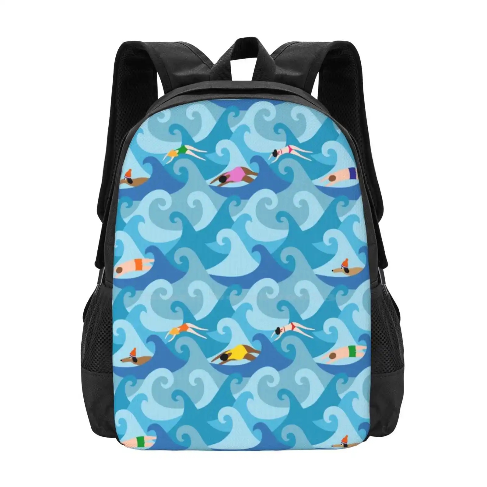 

New Year’s Swim School Bags Travel Laptop Backpack Holiday Traditions Holidays Winter Summer Netherlands Holland England Uk