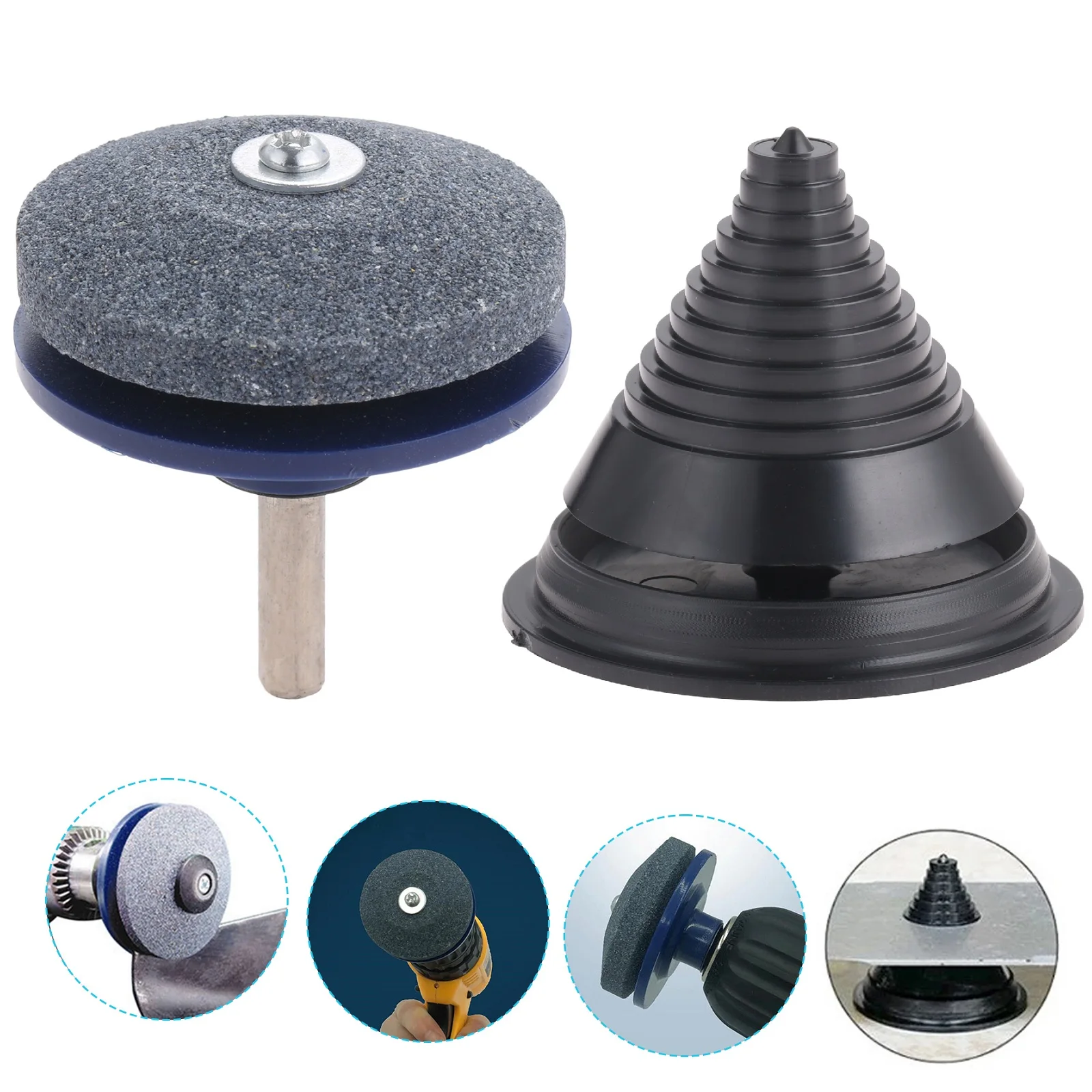Plastic Rotary Lawn Mower Blade Balancer Brushcutter Quickly Test Balance Sharpening Tool for Outdoor Garden Grass Maintenance