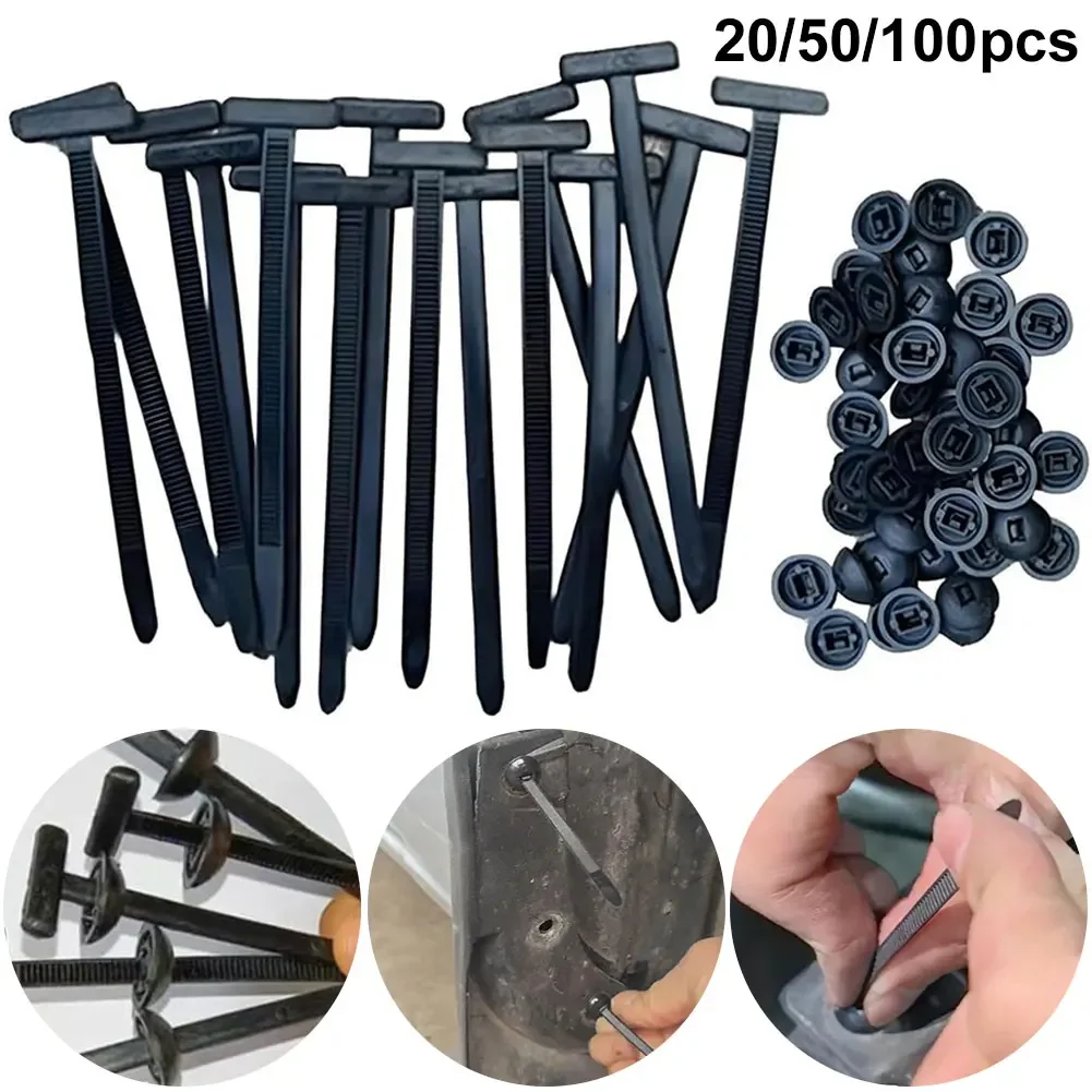 

20/50/100pcs Nylon Universal Cable Tie Buckle Pin & Button Zip Tie Self-Locking Fastening Strap Fixed Cables Zip Tie Wire