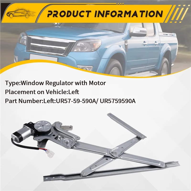 

Car Power Window Regulator With Motor For Ford Ranger ET 06-12 Everest 05-14 Mazda BT-50 06-10
