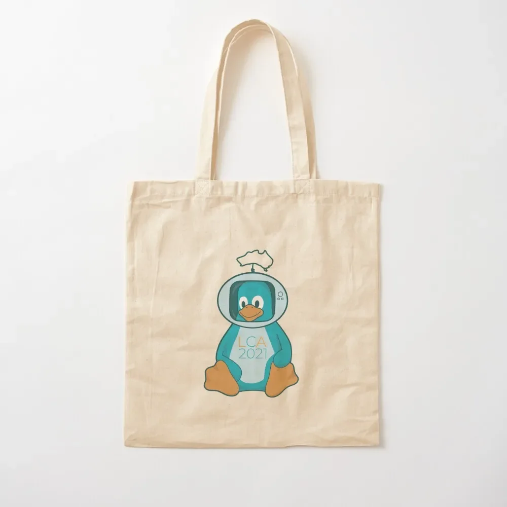 

linux.conf.au Online 2021 Tote Bag shopper bag women canvas university shopper bag