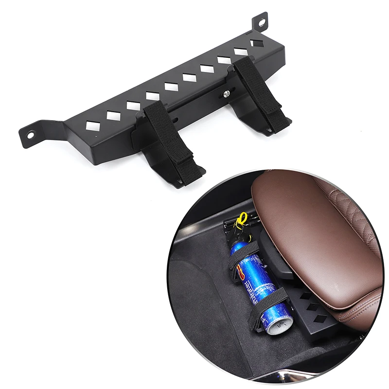 

Aluminum Alloy Fire Holder Adjustable Extinguisher Mount Holder For BMW X3 G01 2018-2023 Installation Under the Passenger Seat