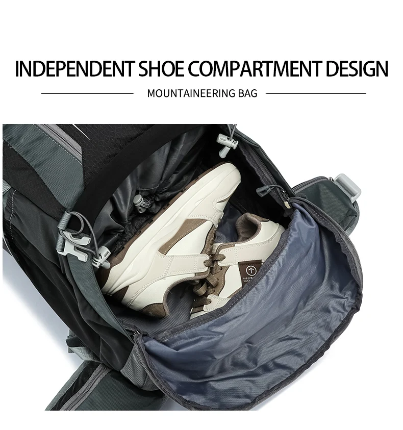 45l Outdoor-Kletter rucksack Federung große Kapazität Camping Reisen multifunktion ale wasserdichte leichte Schulter rucksack – Detail 7