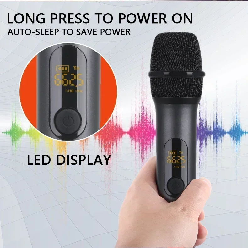 100% Original JBL One to Two Wireless Microphone Microphone Microphone UHF Dual Channel Transmitter Home KTV Stage DJ