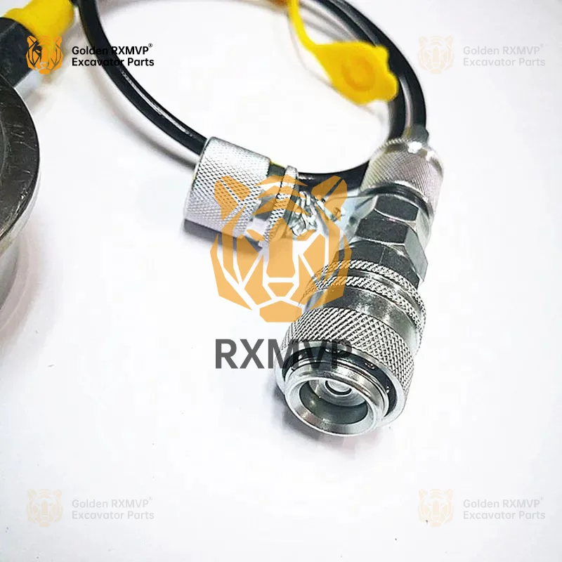 Fit For Jcb Caterpillar C/at Excavator Quick Connector Pressure Gauge Pressure Test Hose Connector Hydraulic Pump Test Connector