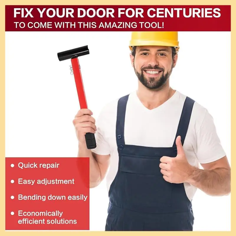 

GOOD-Door Hinge Adjustment Tool Set,4 Size With Replacement Round Hinge-Gap Adjusting Wrench,Durable Steel Construction