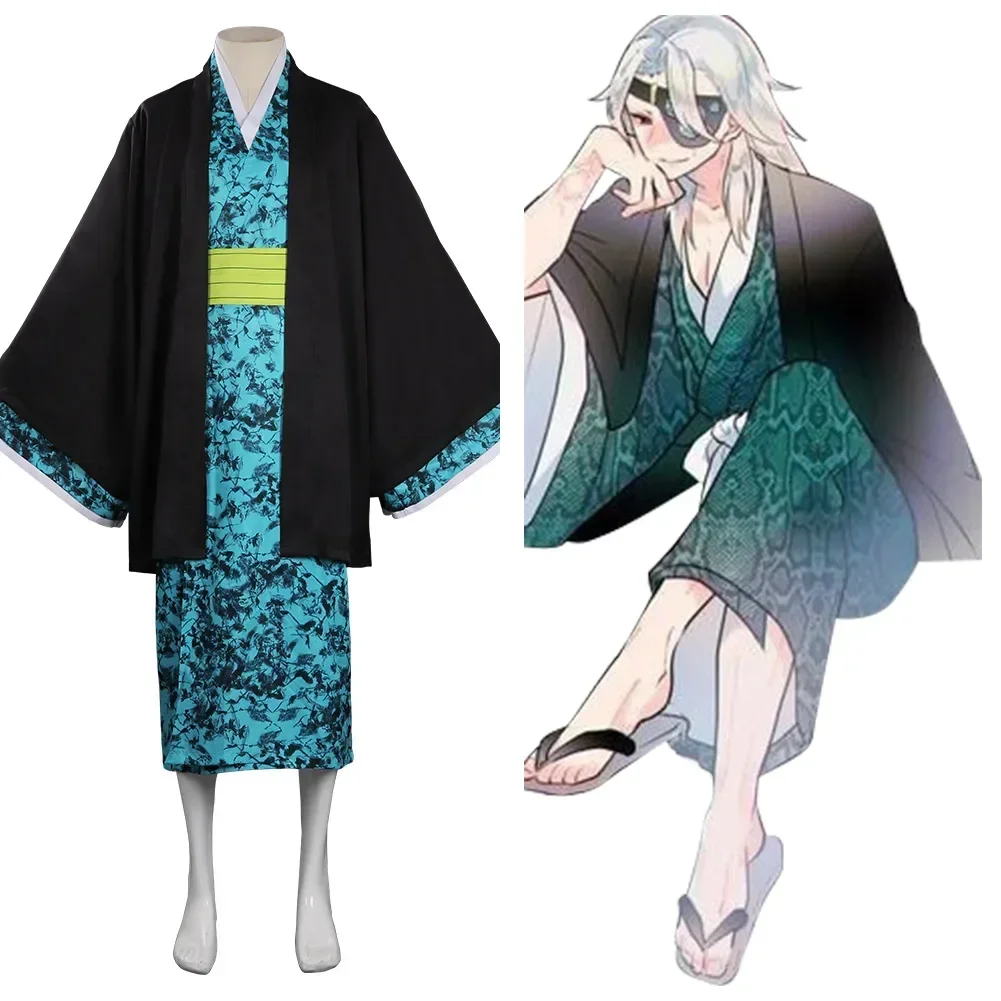 

Uzui Tengen Cosplay Costume Kimono Outfits Halloween Carnaval Costume