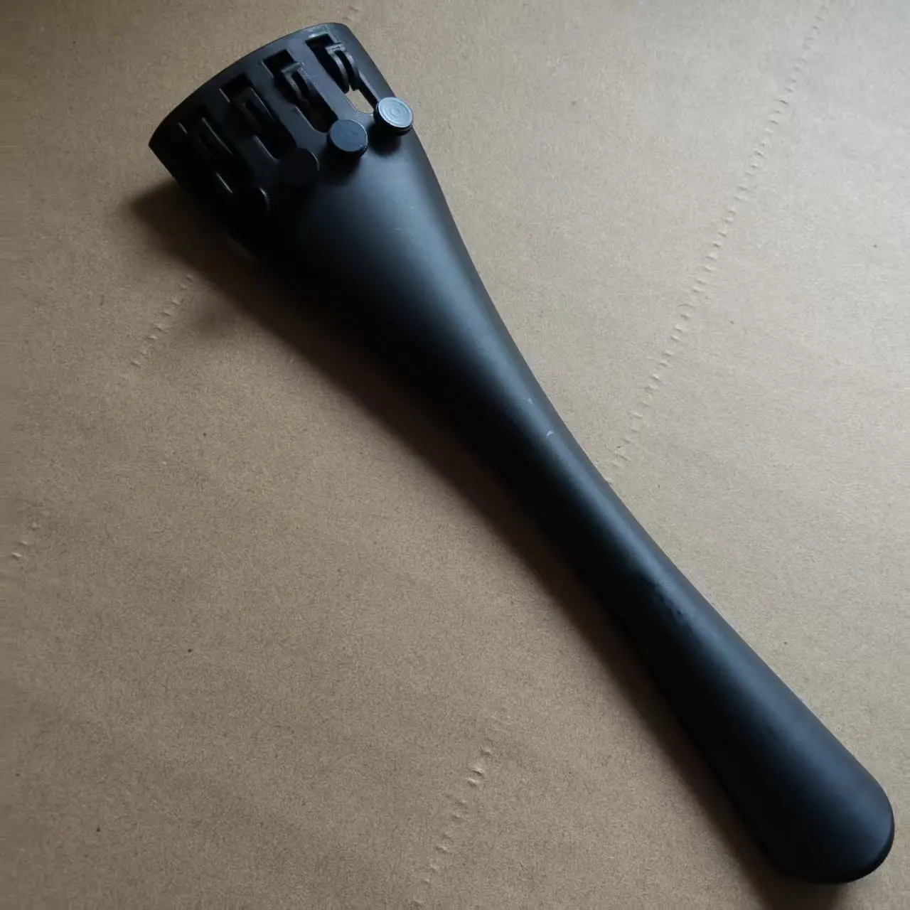 2 PCs Cello Tail Piece Carbon Fiber With Fine Tuners from 1/4 to 4/4 Size