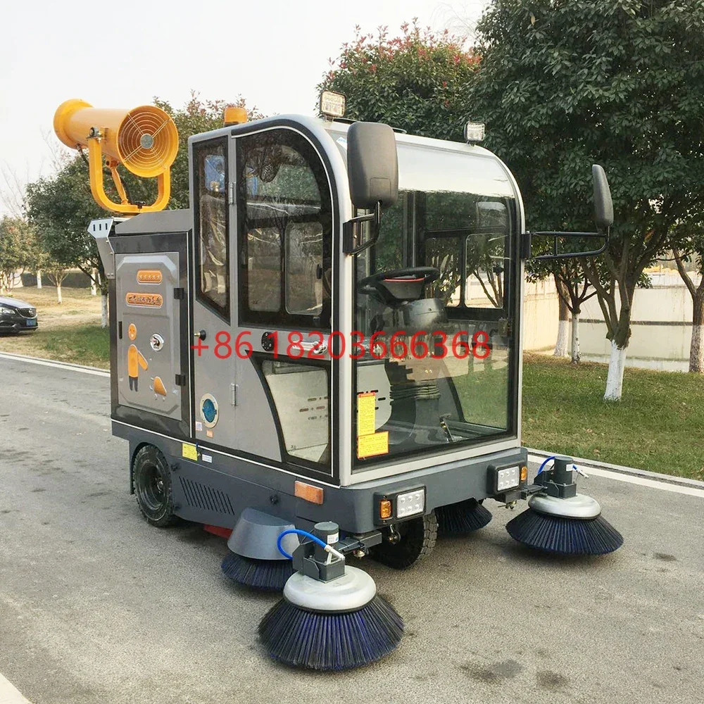 YG Customized Cleaning Electric Huge Floor Sweeper Ride On Battery Power Street Cleaning Equipment Automatic Sweeper