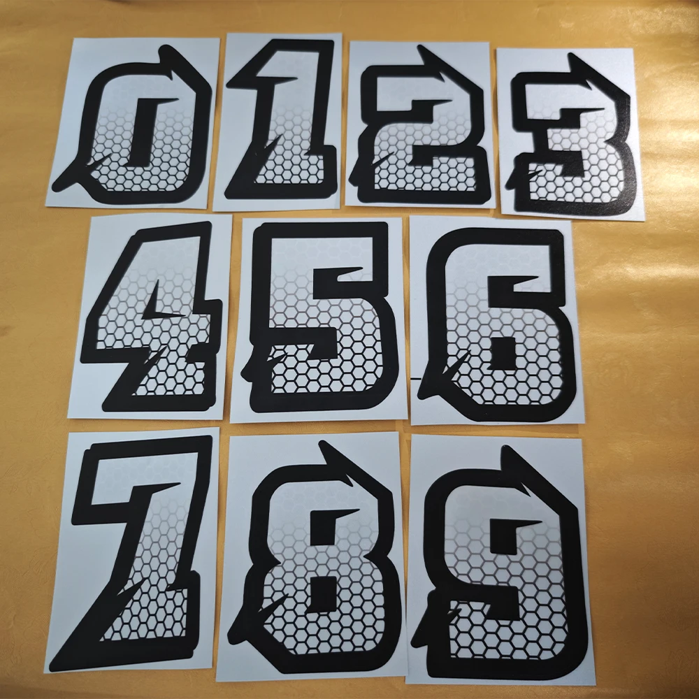 

1 шт. забавные сотовые стильные наклейки с номером мотоцикла, корпус мотоцикла, топливный бак, боковые панели, шлем для скутера, виниловые наклейки «сделай сам»