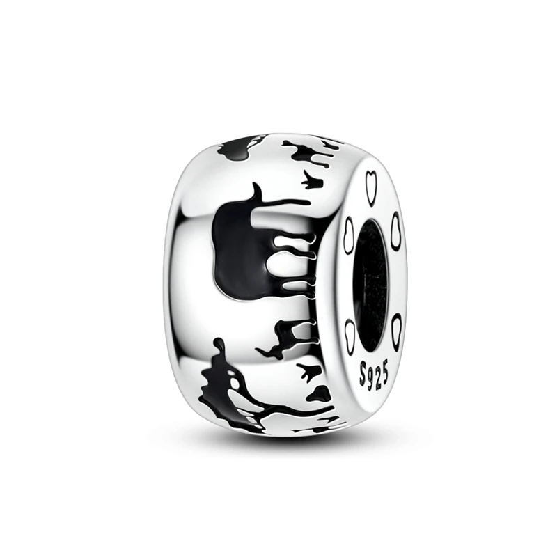 Neue 925 Sterling Silber Original Charms Anhänger Perlen Passend für Armband DIY Goldener Kürbis Kutsche Mädchen Junge Charm Damenschmuck Geschenk