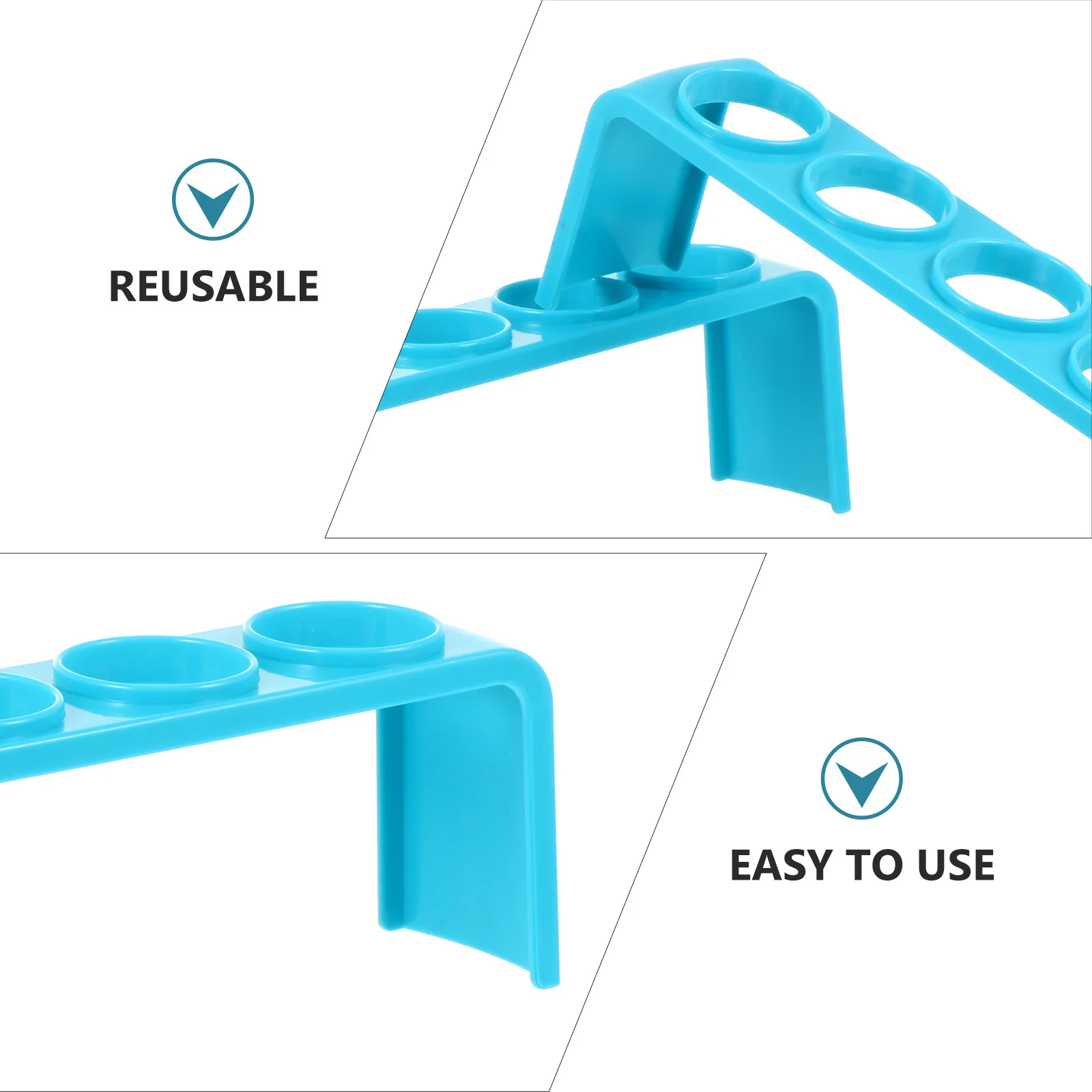 

3pcs Test Tube Rack Premium Reusable Tube Storage Rack For Lab Environmentally Friendly Holder For Test Tubes Multiple