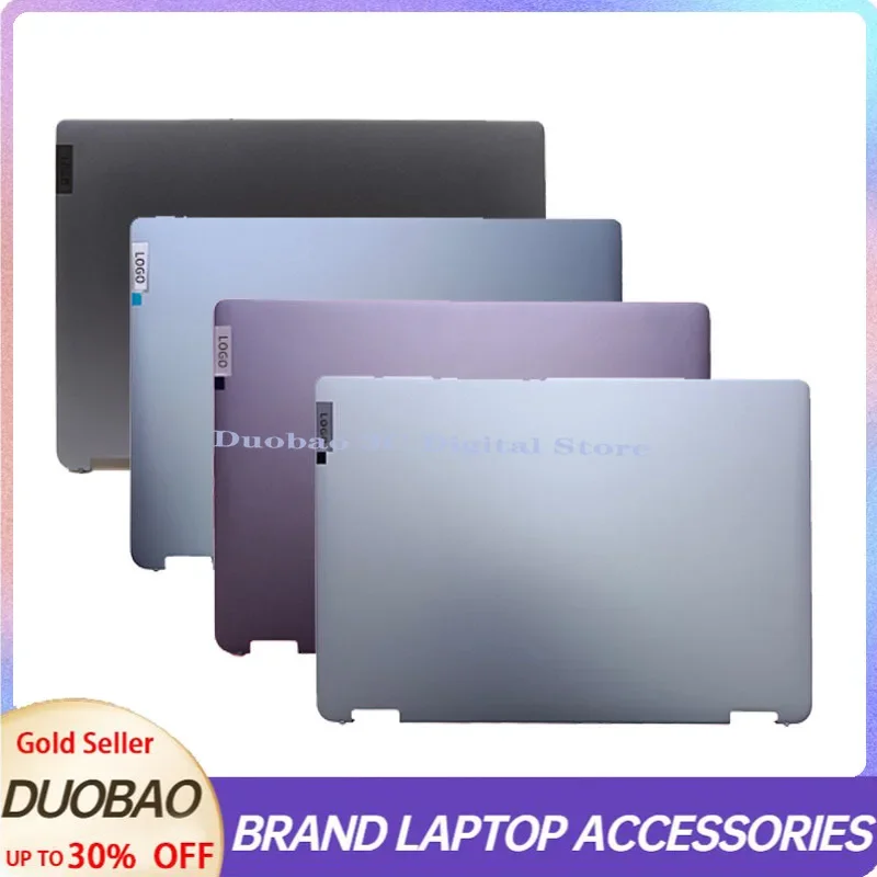 New For Lenovo ldeapad Flex 5 14IAU7 14ALC7 Replacement Laptop Accessories Lcd Back Cover With LOGO 5CB1H79870 5CB1H79871