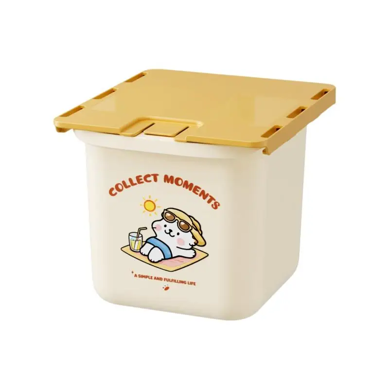 1Pcs Hanging Drawer Style Invisible Miscellaneous Storage Box With Trash Can Under The Table, No Punching Small Paper Basket