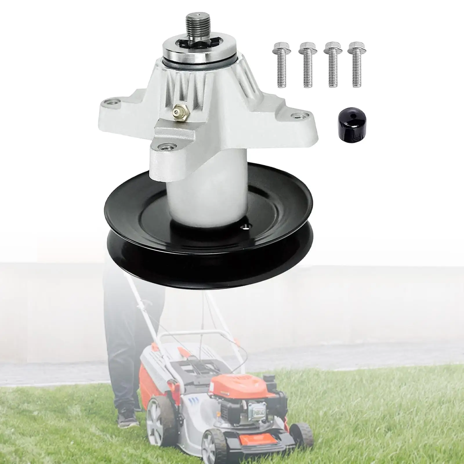 

Spindle Assembly Spare Parts Attachment Metal Easy Installation Replace Lawn Mower Accessories for 618-04126 GT2100 918-04126