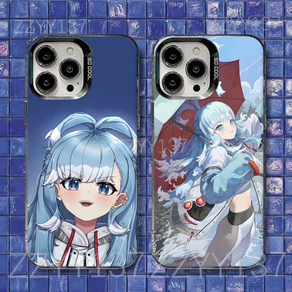 

Kobo Kanaeru H-Hololive Phone Case For iPhone 17,16,15,14,13,12,11,Air,X,XR,Pro,Max,Plus Protect Plating