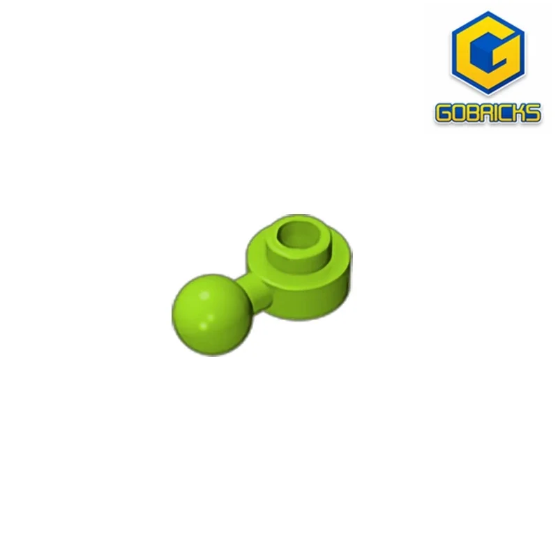 GDS-1500 hinged plate1x1 Ball head on one side of perforated circular plate compatible with lego 3614 DIY