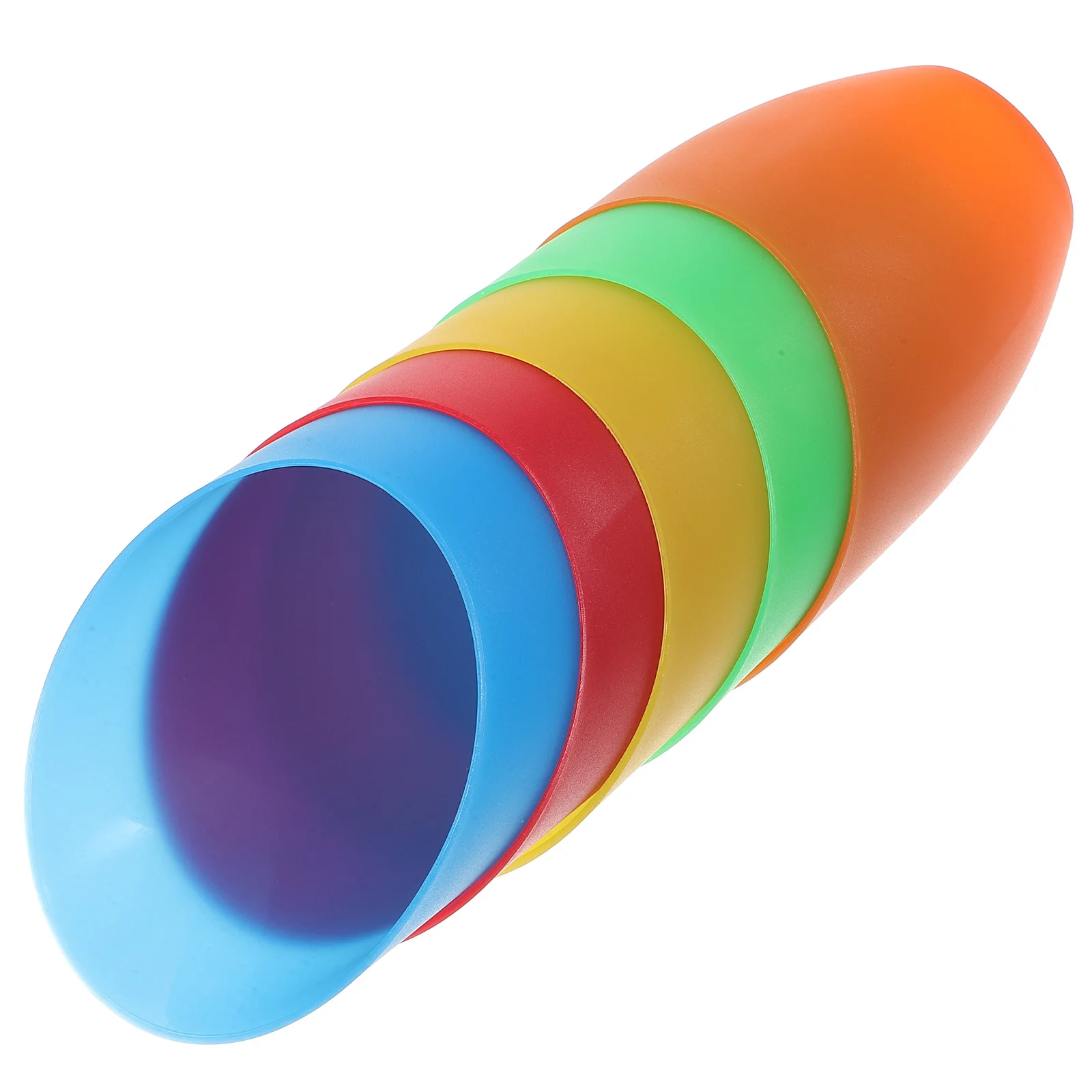 5 pçs sombra de lâmpada de plástico colorido forma ferradura substituição para mesa chão pendurado lâmpadas decorativa luz capa