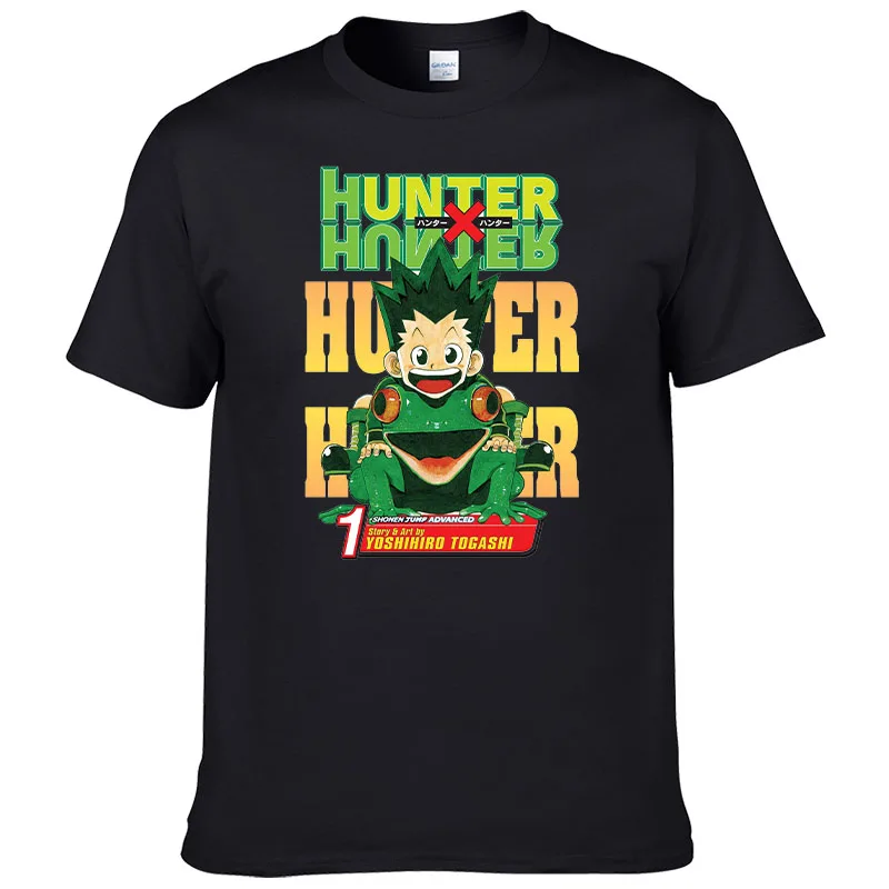 Anime Hunter X Hunter Anime T-shirt 2023 Summer New Cotton T-shirt Casual Harajuku Street Apparel Casual Short Sleeve Top F128