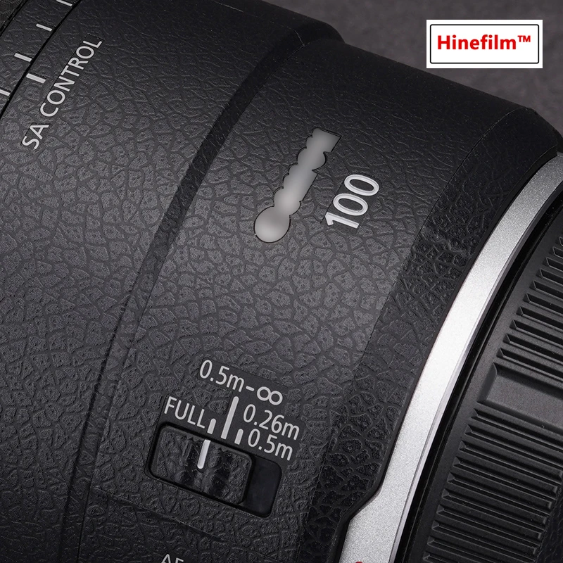 Hinefilm Skin para Canon RF100 2,8 lente Premium calcomanía película protectora de piel para Canon RF 100mm F2.8 L MACRO IS USM lente 100 F2.8