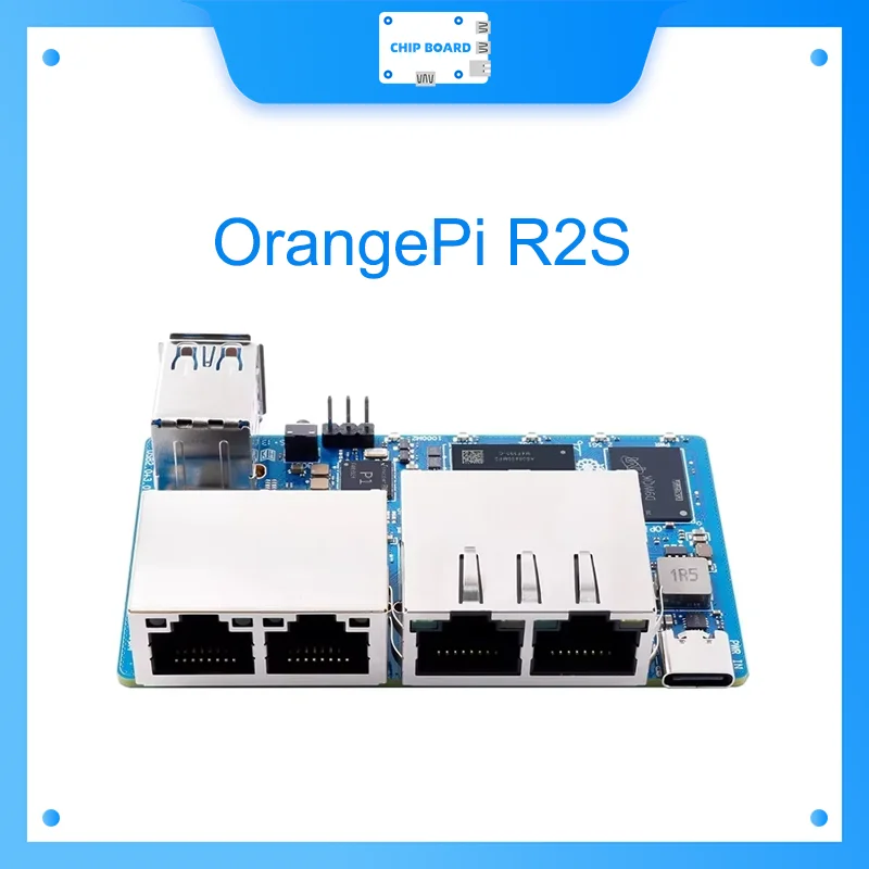 

OrangePi R2S X1 8-core RISC-V AI CPU 2TOPS Development Board