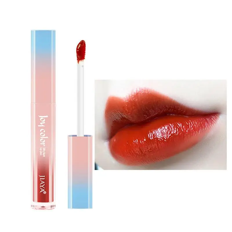 Iced Tea Mirror Lip Glaze Mirror Lip Lipstick Long Wear Nonstick Cup Natural Lipstick Plumper Mirror Water Lip Gloss Lipstick