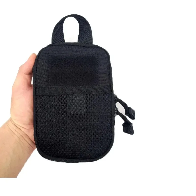 MOLLE Compatible EDC Waist Bag - Multifunctional Outdoor Sports Organizer Phone Pouch for Hiking Running