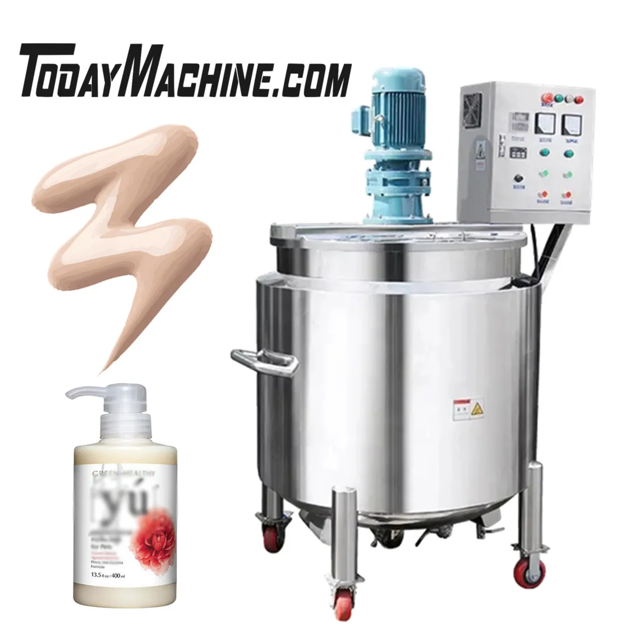 Homogenizing Cosmetic Blender Liquid Food Mayonnaise Cream Cheese Mixer