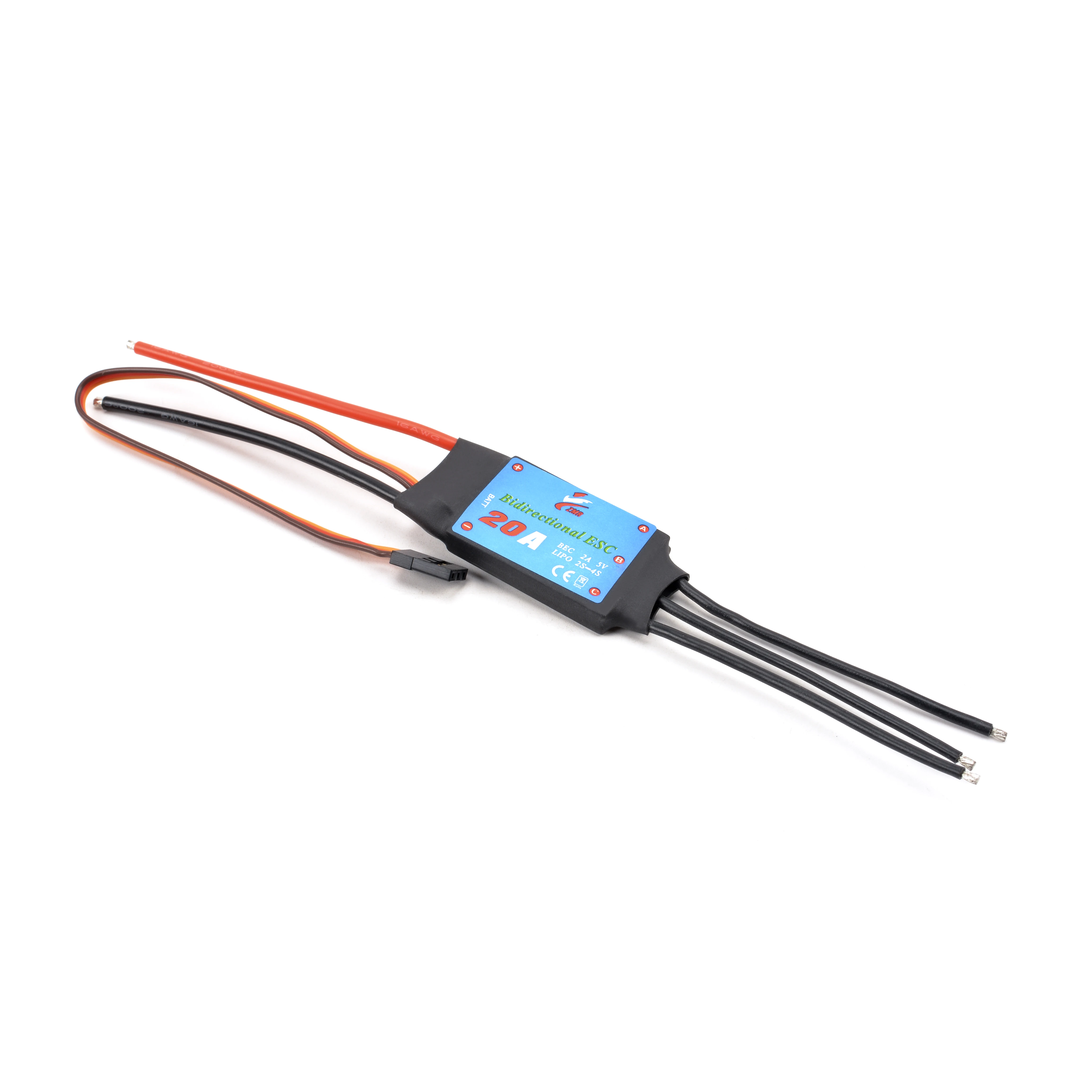 12A 20A 30A 40A 50A 60A 80A Bidirectional brushless ESC for remote control ship pneumatic underwater propelle