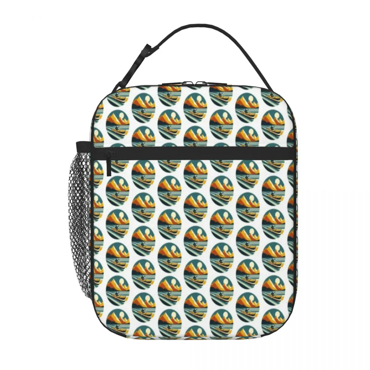 Hot Sale Kayak Dreams A New Adventure Sporty Neoprene Lunch Bag Short Journey Adjustable Strap Lunch Bag