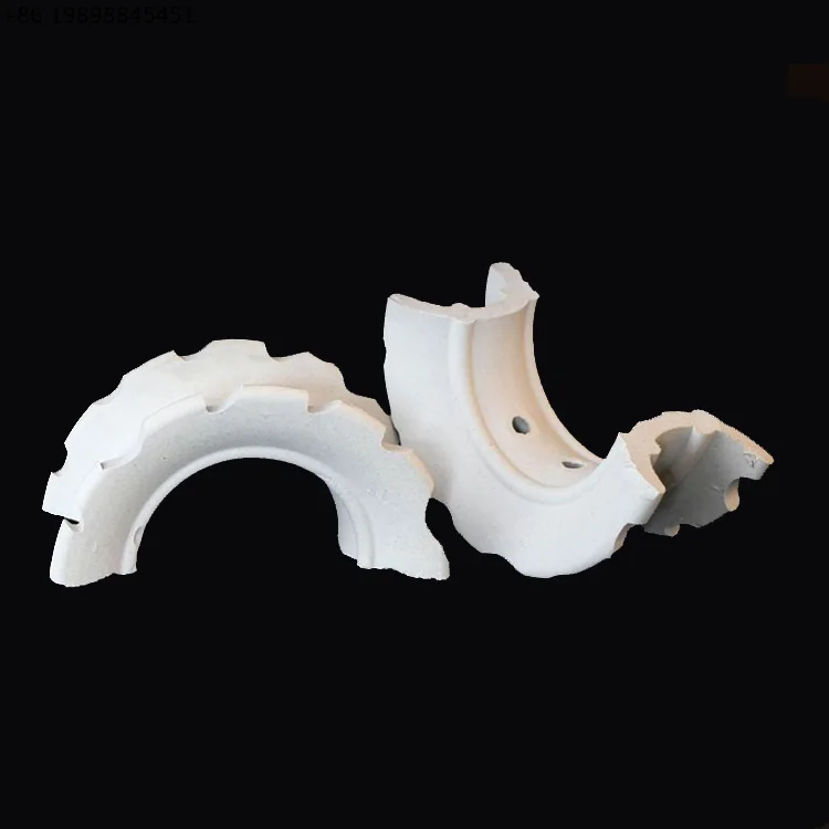 Ceramic Super Saddle Ring 25mm 38mm 50mm 76mm Random Packing For Industrial Chemical Column Distillation And Gas Liquid Exchange