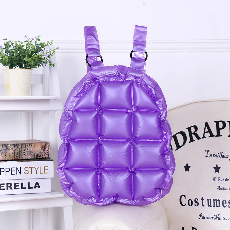 Pvc Beach Bag Waterproof Inflatable Children\'s Schoolbag Women\'s Backpack Waterproof Bag Beach Bag Outdoor Supplies Swimming bag