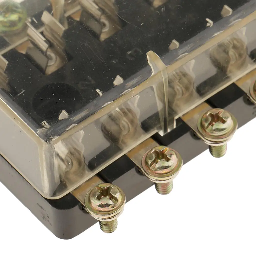 12 فولت كتلة حامل 4 طريقة 6 طريقة 8 طريقة للسيارات البحرية التطبيقات الصمامات محطة توزيع الطاقة حافلة بار مقاوم للماء